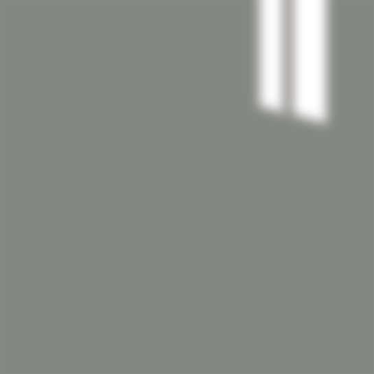 Farbkachel in zementgrau Hochglanz