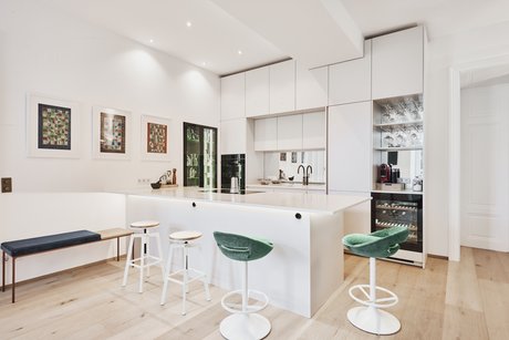 Hochwertige Materialien und durchdachte Funktionen – eine Küche mit Stil.