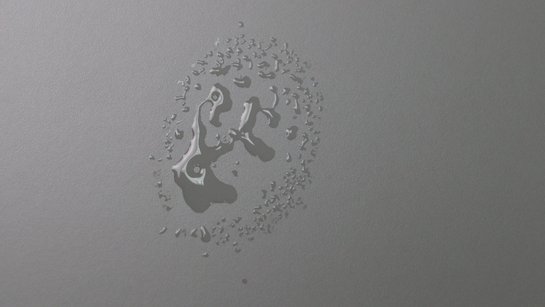 Sprühtropfentest: herkömmliche Kunststoffoberfläche