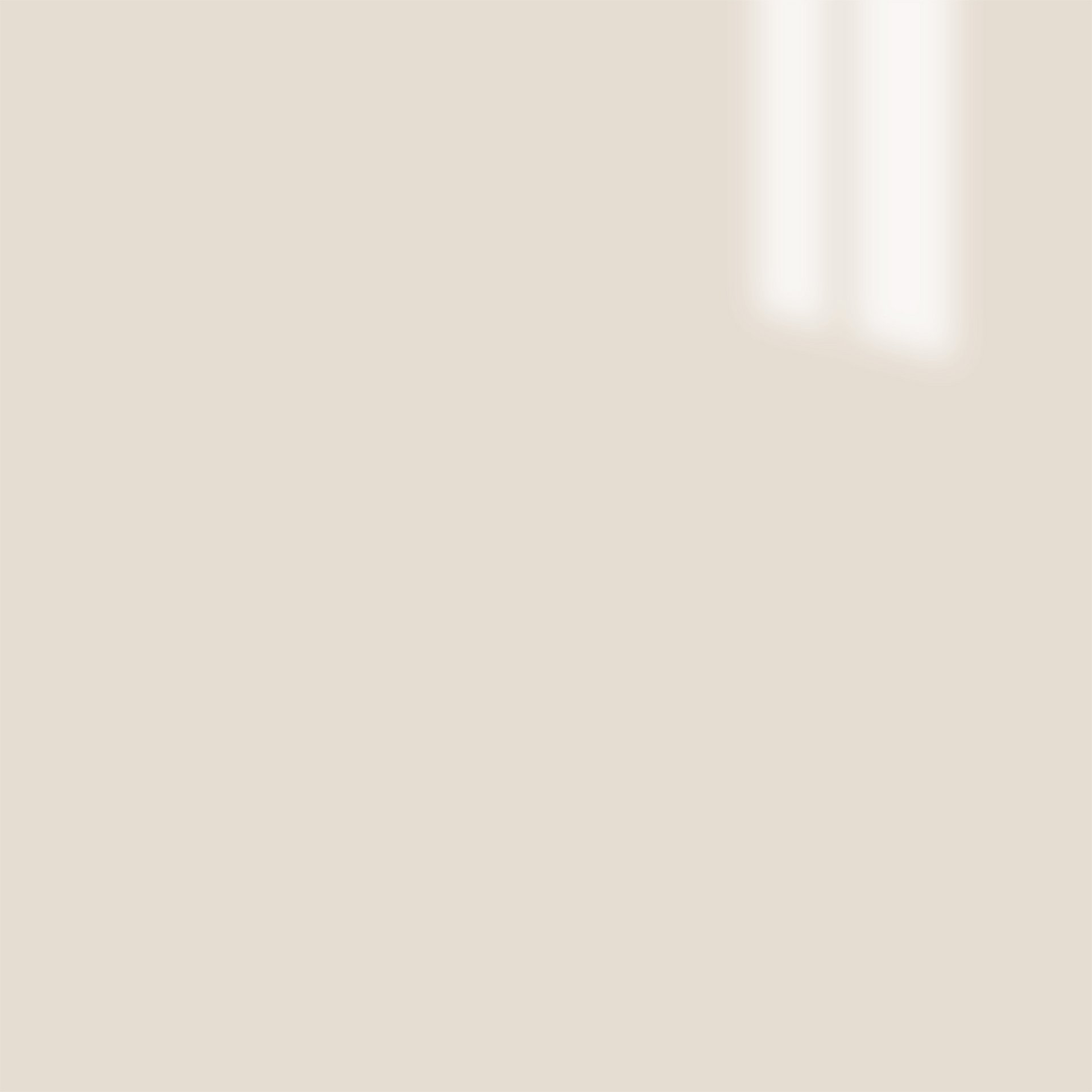 Farbkachel in angora Hochglanz